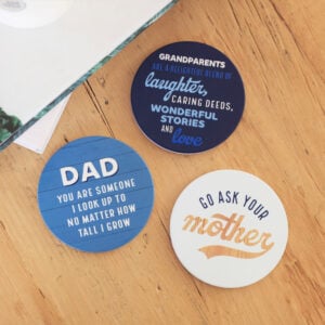 Father Day Coaster