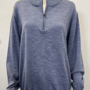 Classic 1/4 Zip Pullover Rib Back