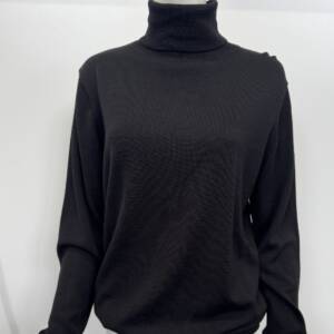 Roll Neck Merino Wool Pullover